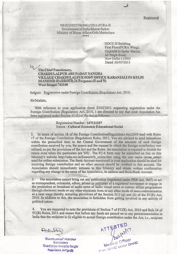 FCRA Registration